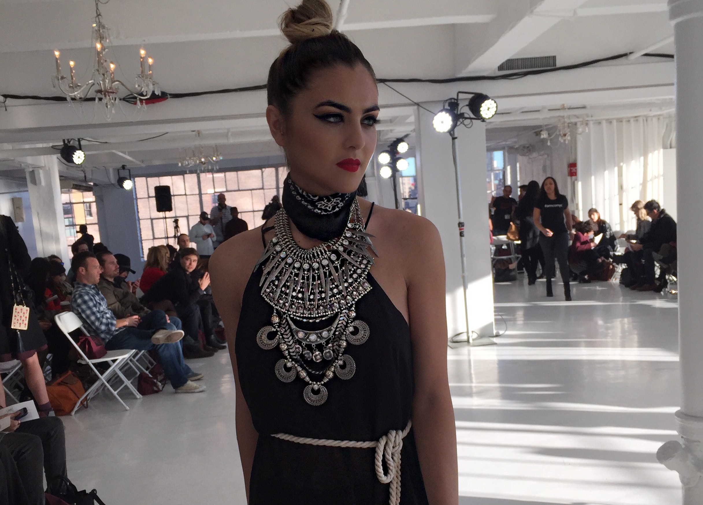 Xenia Ghali fashion week new york (1)