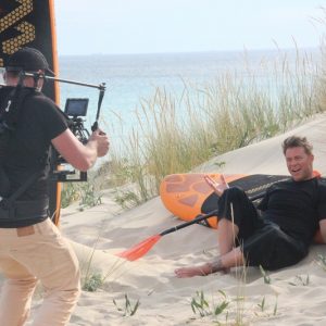 backstage υλικό από το νέο video clip του Χρήστου Χολίδη