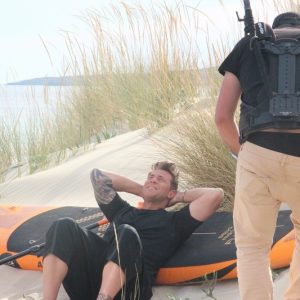 backstage υλικό από το νέο video clip του Χρήστου Χολίδη