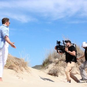 backstage υλικό από το νέο video clip του Χρήστου Χολίδη