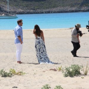 backstage υλικό από το νέο video clip του Χρήστου Χολίδη