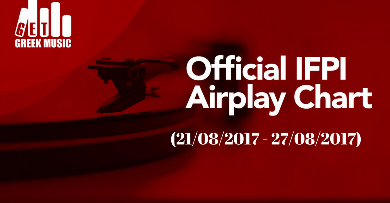 Official Greek Airplay Chart 34η εβδομάδα 2017Official Greek Airplay Chart 34η εβδομάδα 2017