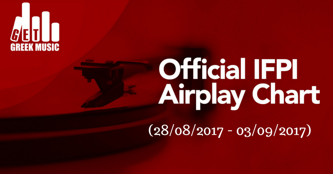 Official Greek Airplay Chart 35η εβδομάδα 2017