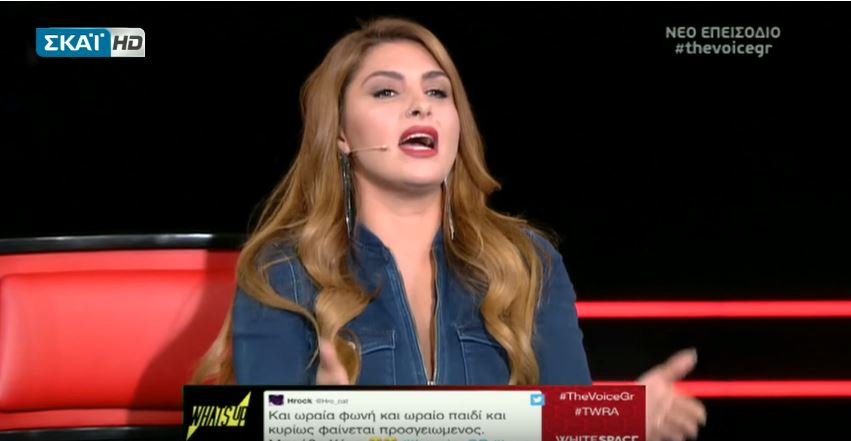 Δείτε την Παπαρίζου να τραγουδά acapella