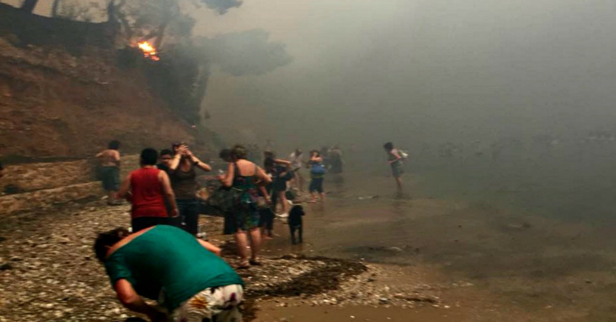 Το πιο σοκαριστικό βίντεο από την φωτιά στο Μάτι